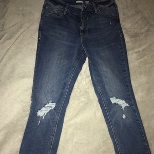 High waisted Old Navy super skinny rockstar jeans